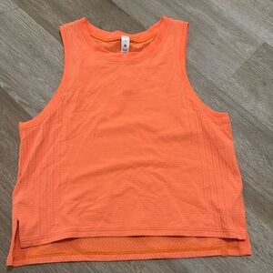 Orange Lululemon tank top